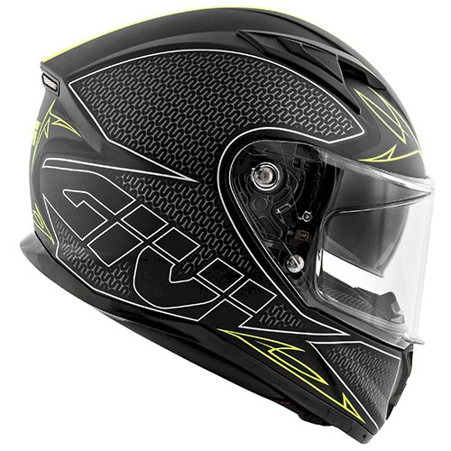 Casco integrale givi 50.6 stoccarda splinter matt black/yellow -  Kmotoshop.it - Abbigliamento e accessori moto enduro, cross KTM