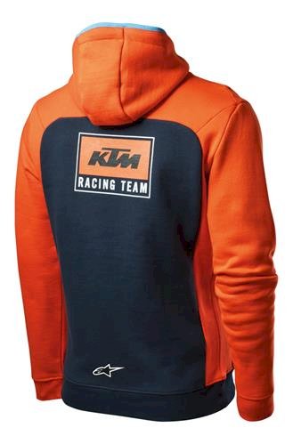 Felpa ktm replica team con zip e cappuccio - Kmotoshop.it - Abbigliamento e  accessori moto enduro, cross KTM