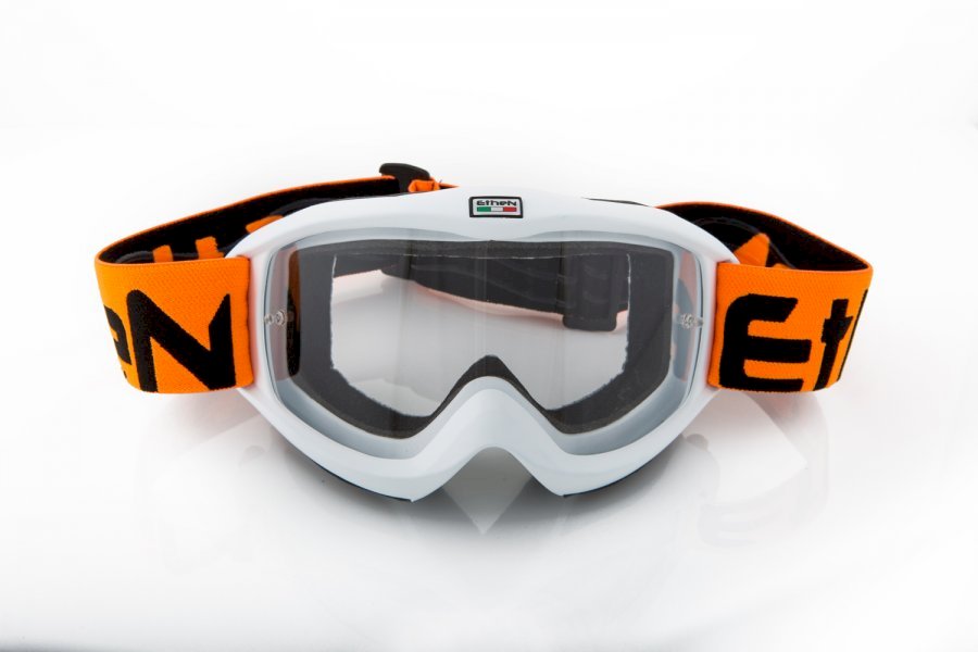 Maschera ethen per bambini modello mx04 colore bianco arancio