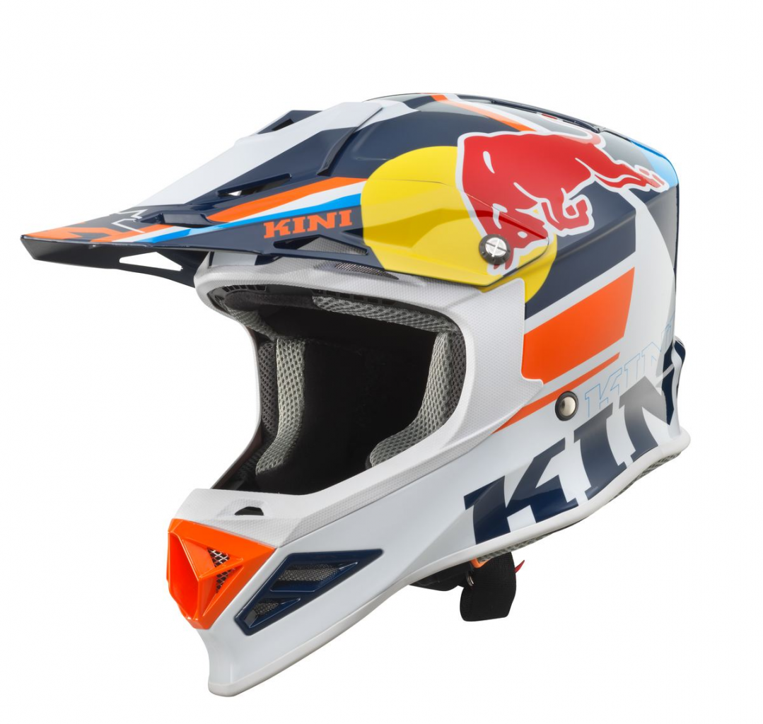 Casco red top bull ktm