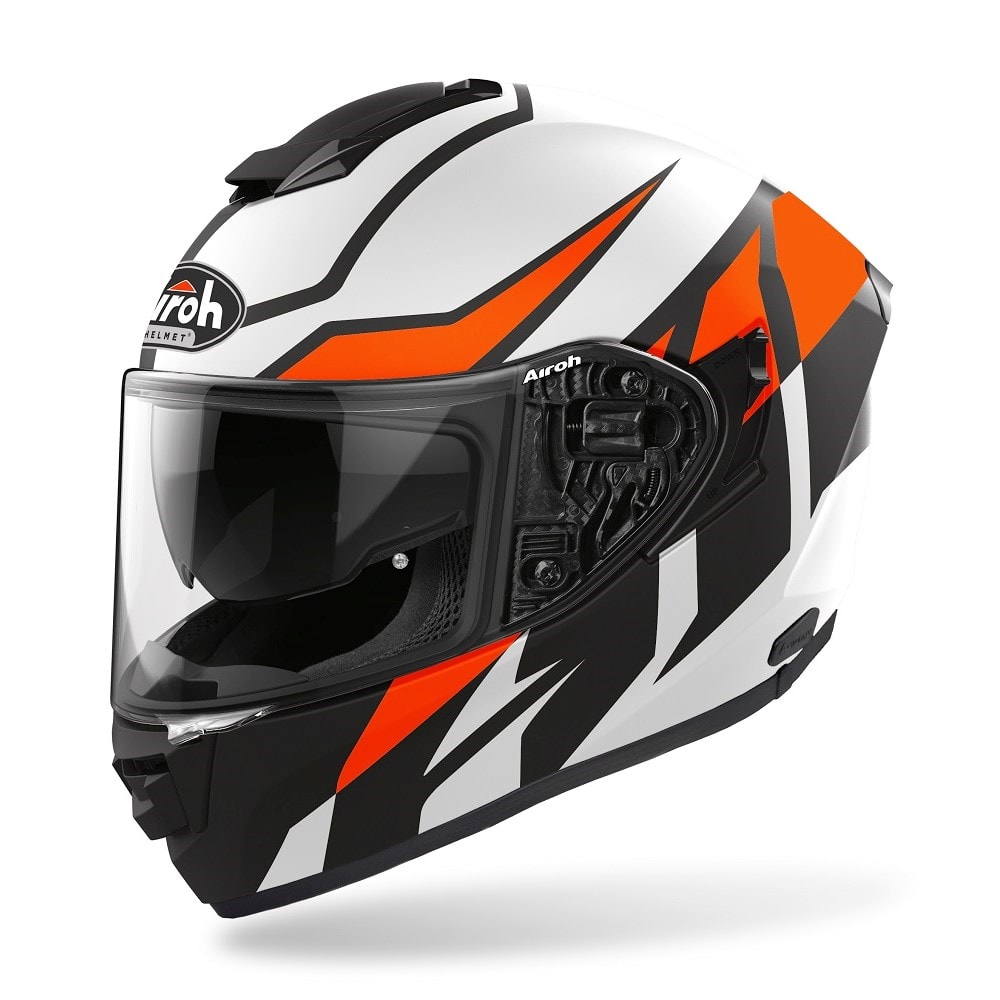 Casco Integrale Airoh ST.501 Frost Orange Matt - Kmotoshop.it -  Abbigliamento e accessori moto enduro, cross KTM