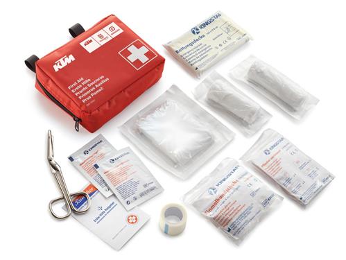 Kit di pronto soccorso a norma DIN 13167-2014 per motociclisti -   - Abbigliamento e accessori moto enduro, cross KTM